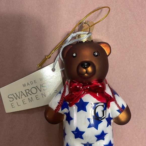 Swarovski Designer Bear Ornament St. Jude - Picture 2 of 7